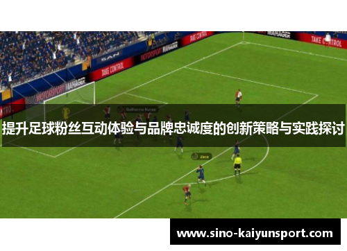提升足球粉丝互动体验与品牌忠诚度的创新策略与实践探讨