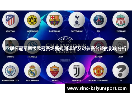 欧联杯冠军晋级欧冠赛场新规则详解及对参赛名额的影响分析